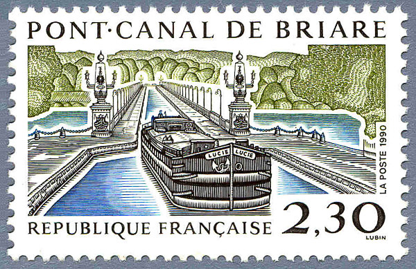 Postzegel, Pont Canal de Briare
